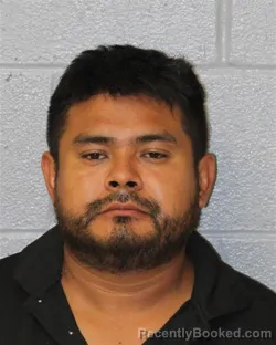 Mugshot of Oscar Junior Hernandez-Estrada booked in Mecklenburg County, North Carolina on August 15, 2026