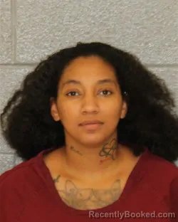 Mugshot of Mikesha Jaileen Dennis booked in Mecklenburg County, North Carolina on August 17, 2026