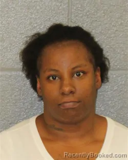 Mugshot of Kiema Shanae Lanier booked in Mecklenburg County, North Carolina on August 18, 2026