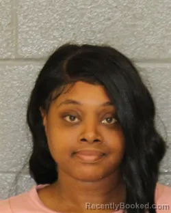 Mugshot of Gabrellie Sherette Barnett booked in Mecklenburg County, North Carolina on August 19, 2026