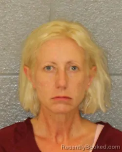 Mugshot of Kari Liisa Caron booked in Mecklenburg County, North Carolina on August 19, 2026