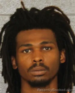 Mugshot of Damontae Elijah Jones booked in Mecklenburg County, North Carolina on August 20, 2026