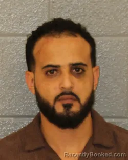Mugshot of Muhib Abulqader Gulaimid booked in Mecklenburg County, North Carolina on August 21, 2026