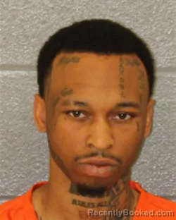 Mugshot of Jaylan Deandre Robinson booked in Mecklenburg County, North Carolina on August 21, 2026