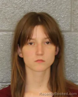 Mugshot of Hailey Marie Mackey booked in Mecklenburg County, North Carolina on August 23, 2026