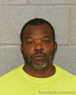 Mugshot of Russell Deandre Adams booked in Mecklenburg County, North Carolina on August 23, 2026