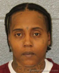 Mugshot of Paris Desiree Rorie booked in Mecklenburg County, North Carolina on August 24, 2026