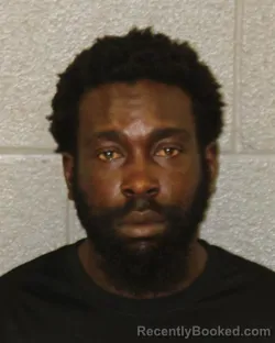 Mugshot of Dequrius Greene booked in Mecklenburg County, North Carolina on August 25, 2026