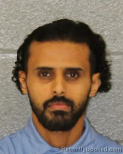 Mugshot of Haroon Qaid Ahmed Glaimeed booked in Mecklenburg County, North Carolina on August 26, 2026