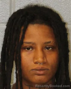 Mugshot of Tatiyana Symone Barber booked in Mecklenburg County, North Carolina on August 26, 2026