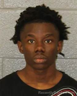 Mugshot of Jaiden Ramel Young booked in Mecklenburg County, North Carolina on August 27, 2026