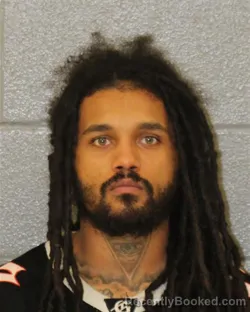 Mugshot of Jermaine Rayel Rivera booked in Mecklenburg County, North Carolina on August 27, 2026