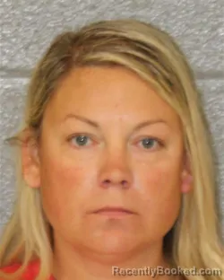 Mugshot of Marcy Jennifer Gallagher booked in Mecklenburg County, North Carolina on August 28, 2026
