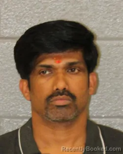 Mugshot of Prasannan Namboothiri Subrahmanyan booked in Mecklenburg County, North Carolina on August 29, 2026