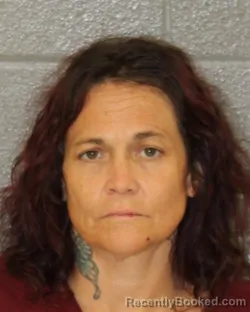 Mugshot of Rebecca Irene Helms booked in Mecklenburg County, North Carolina on August 29, 2026