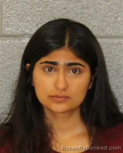 Mugshot of Anika Nijhawan Arora booked in Mecklenburg County, North Carolina on August 30, 2026