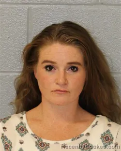 Mugshot of Jessica Michelle Shackelford booked in Mecklenburg County, North Carolina on September 14, 2026