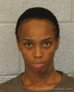 Mugshot of Sheasia Symone Garmon booked in Mecklenburg County, North Carolina on September 28, 2026