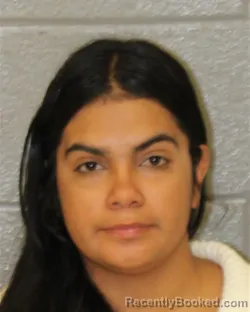 Mugshot of Nayeli Yobana De-La-O-Alfaro booked in Mecklenburg County, North Carolina on September 30, 2026
