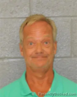 Mugshot of Alan Hubbs booked in Mecklenburg County, North Carolina on October 3, 2026