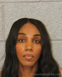 Mugshot of Brittany Alexis Baker booked in Mecklenburg County, North Carolina on October 7, 2026
