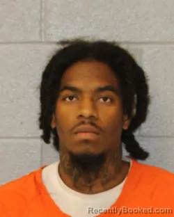 Mugshot of Kasean Tierre Jones booked in Mecklenburg County, North Carolina on October 8, 2026