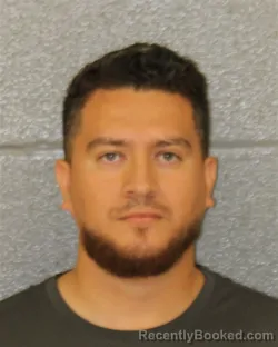 Mugshot of David Aranzazu booked in Mecklenburg County, North Carolina on October 10, 2026