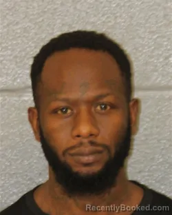 Mugshot of Danquinton Lamar Johnson booked in Mecklenburg County, North Carolina on October 11, 2026