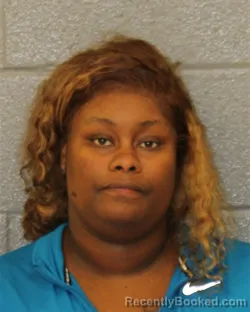 Mugshot of Brianna Shaqual Huey booked in Mecklenburg County, North Carolina on October 12, 2026