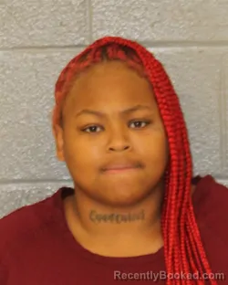 Mugshot of Makayla Latrice Springs booked in Mecklenburg County, North Carolina on October 12, 2026
