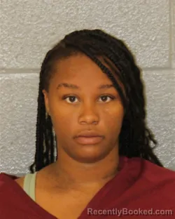 Mugshot of Nyaira Capri Sherrod booked in Mecklenburg County, North Carolina on October 13, 2026