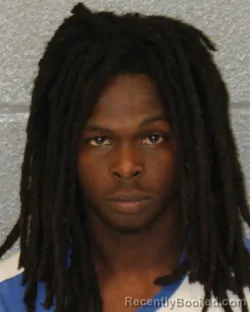 Mugshot of Semaj Jacorey Hampton booked in Mecklenburg County, North Carolina on October 14, 2026