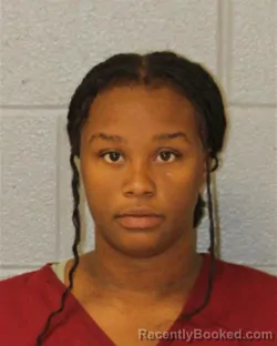 Mugshot of Nyaira Capri Sherrod booked in Mecklenburg County, North Carolina on October 13, 2026