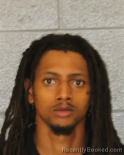 Mugshot of Isaiah Tevon Davis booked in Mecklenburg County, North Carolina on October 15, 2026