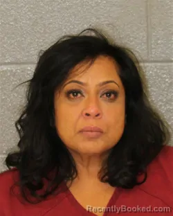 Mugshot of Nadia Sue booked in Mecklenburg County, North Carolina on October 18, 2026