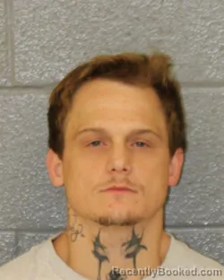 Mugshot of Trevor Austin Strawn booked in Mecklenburg County, North Carolina on October 21, 2026