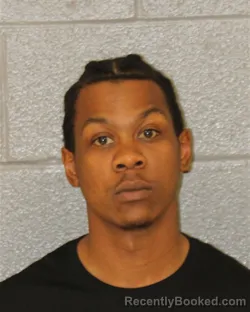 Mugshot of Damian Isaiah Jones booked in Mecklenburg County, North Carolina on October 24, 2026