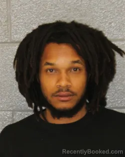Mugshot of Sheldon Dayvon Thompson booked in Mecklenburg County, North Carolina on October 24, 2026