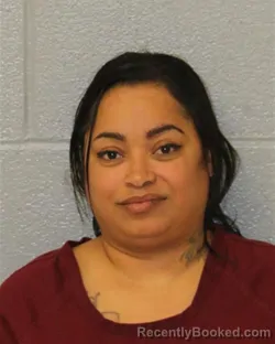 Mugshot of Aalina Aurora Dickson booked in Mecklenburg County, North Carolina on October 25, 2026