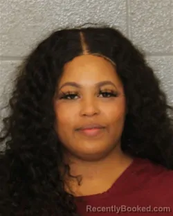 Mugshot of Jonqullia Sanders booked in Mecklenburg County, North Carolina on October 25, 2026