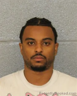 Mugshot of Kadeem Luis Harry booked in Mecklenburg County, North Carolina on October 25, 2026