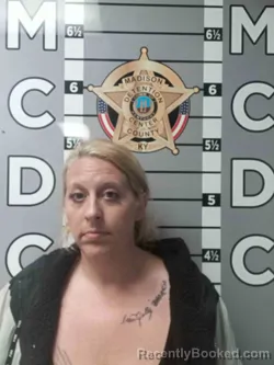 Mugshot of AMANDA PATTERSON booked in Madison County, Kentucky on August 4, 2026