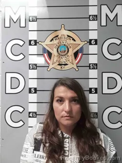 Mugshot of Chelsey Hacker booked in Madison County, Kentucky on August 7, 2026