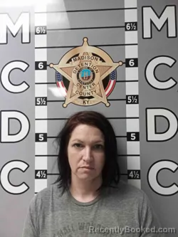 Mugshot of Amanda Kingsley booked in Madison County, Kentucky on August 9, 2026