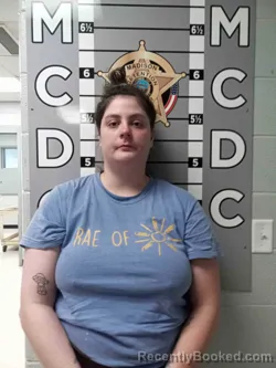 Mugshot of Tabitha Harris booked in Madison County, Kentucky on September 9, 2026
