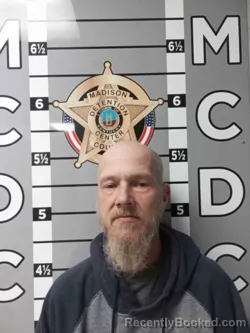 Mugshot of James Patterson booked in Madison County, Kentucky on October 25, 2026