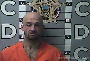 Mugshot of Anthony Bartley booked in Madison County, Kentucky on August 27, 2026