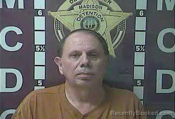 Mugshot of CHARLES MOORE booked in Madison County, Kentucky on May 8, 2026