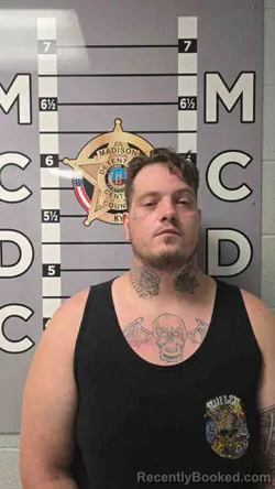 Mugshot of JONAH RIDDELL booked in Madison County, Kentucky on June 29, 2026