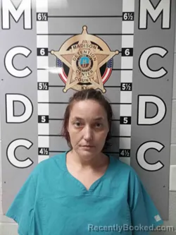 Mugshot of Leia Murrell booked in Madison County, Kentucky on August 26, 2026